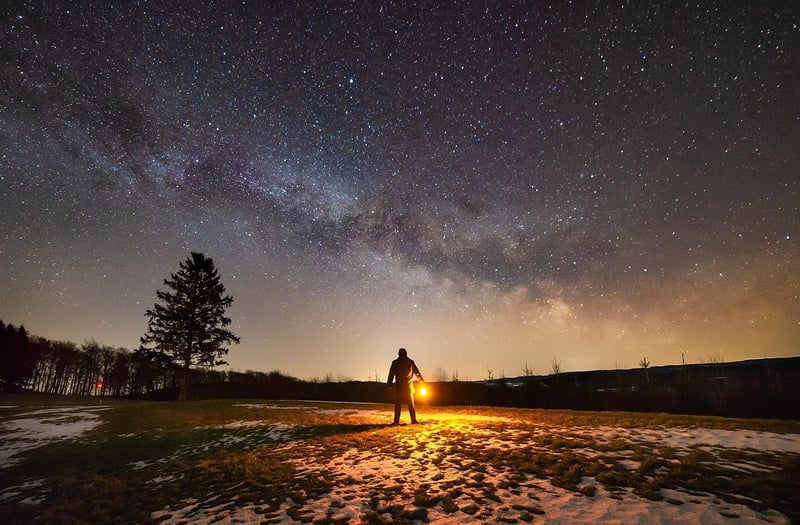 Night Sky Milky Way Galaxy
